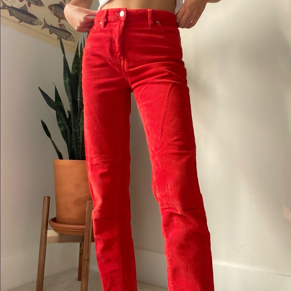 Urban outfitters BDG corduroy red pant